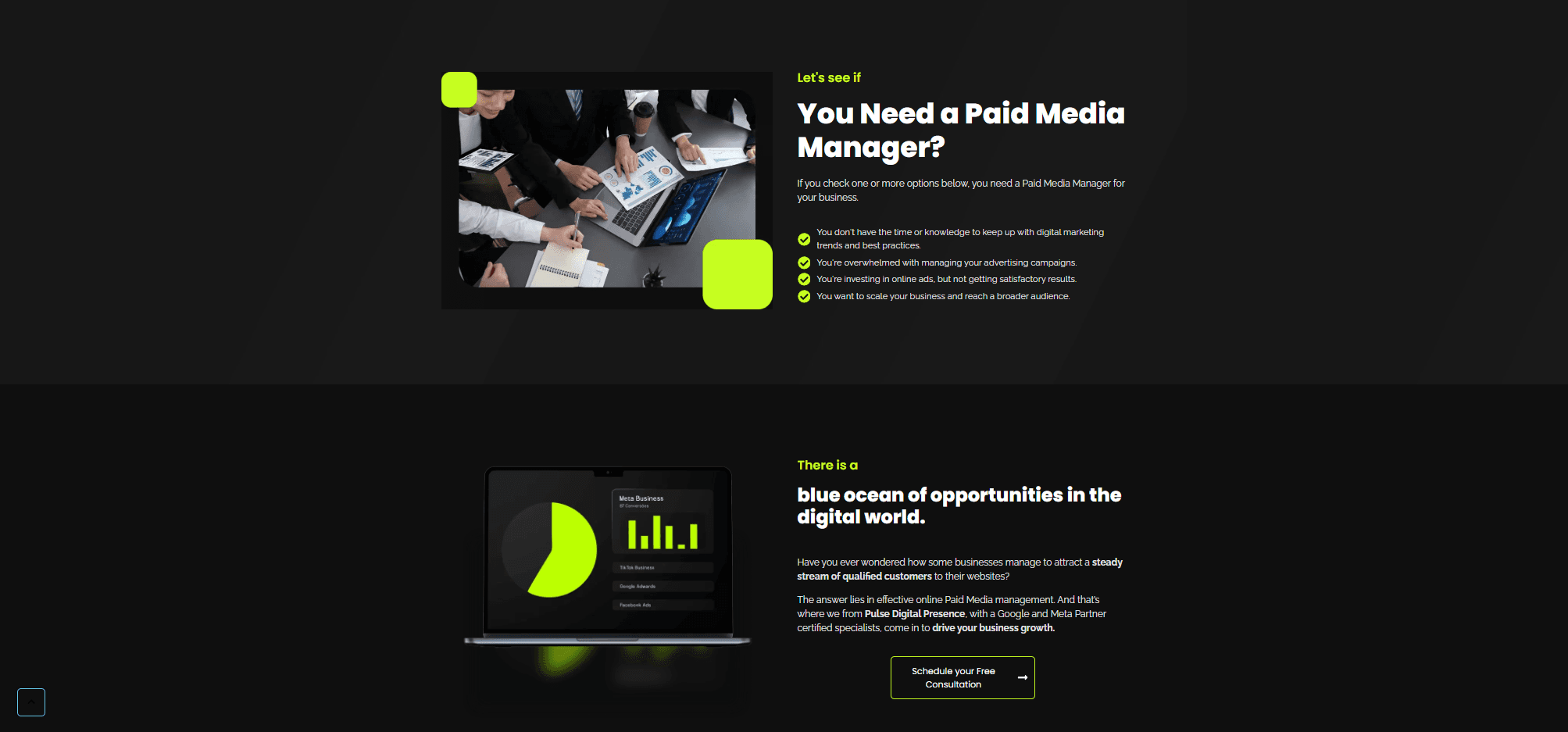 Pulse Trafego Pago — Secao 1