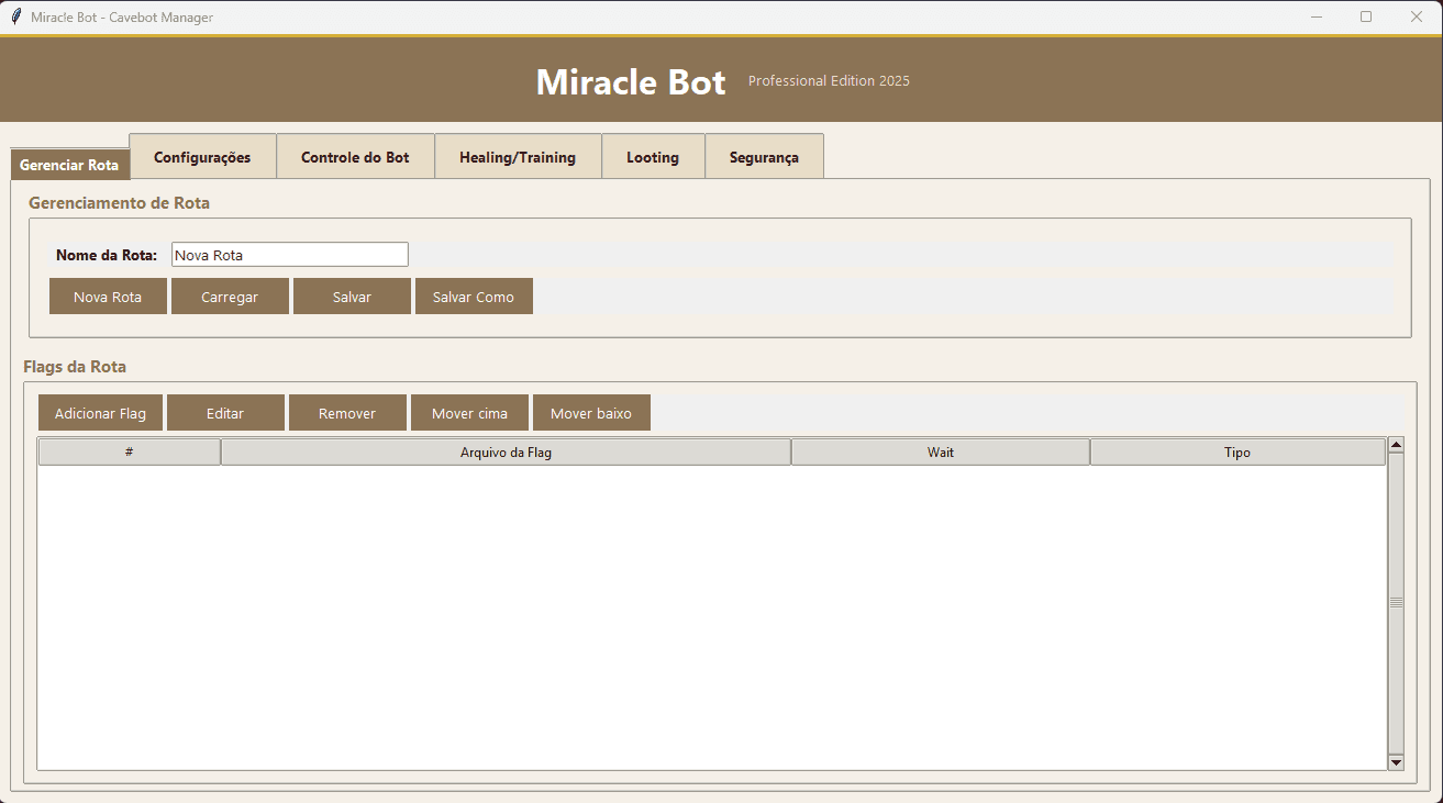 Miracle Bot — Tela 1